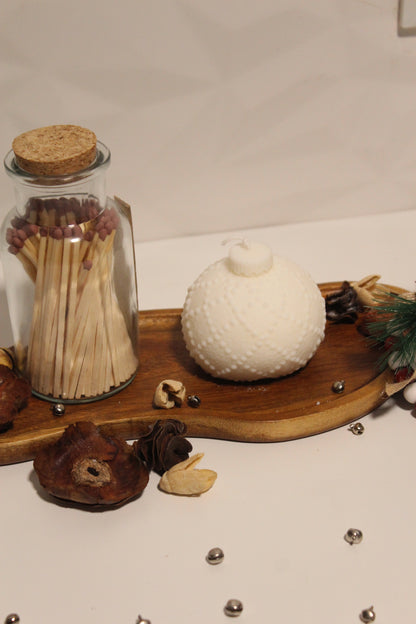 VELA DECORATIVA BOLA DE NATAL