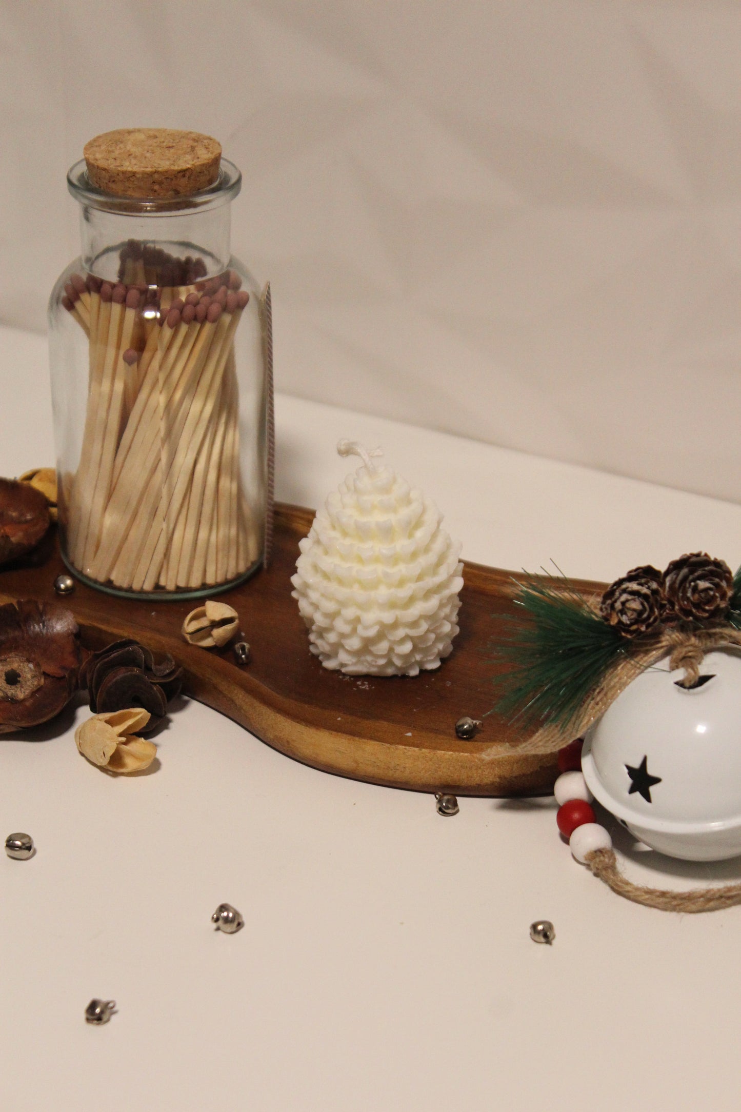 VELA DECORATIVA PINHA