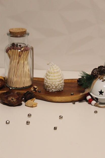 VELA DECORATIVA PINHA